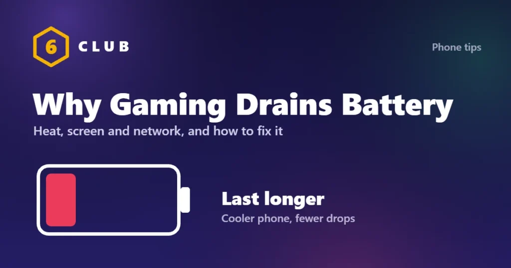 Why gaming drains your phone battery and how to fix it